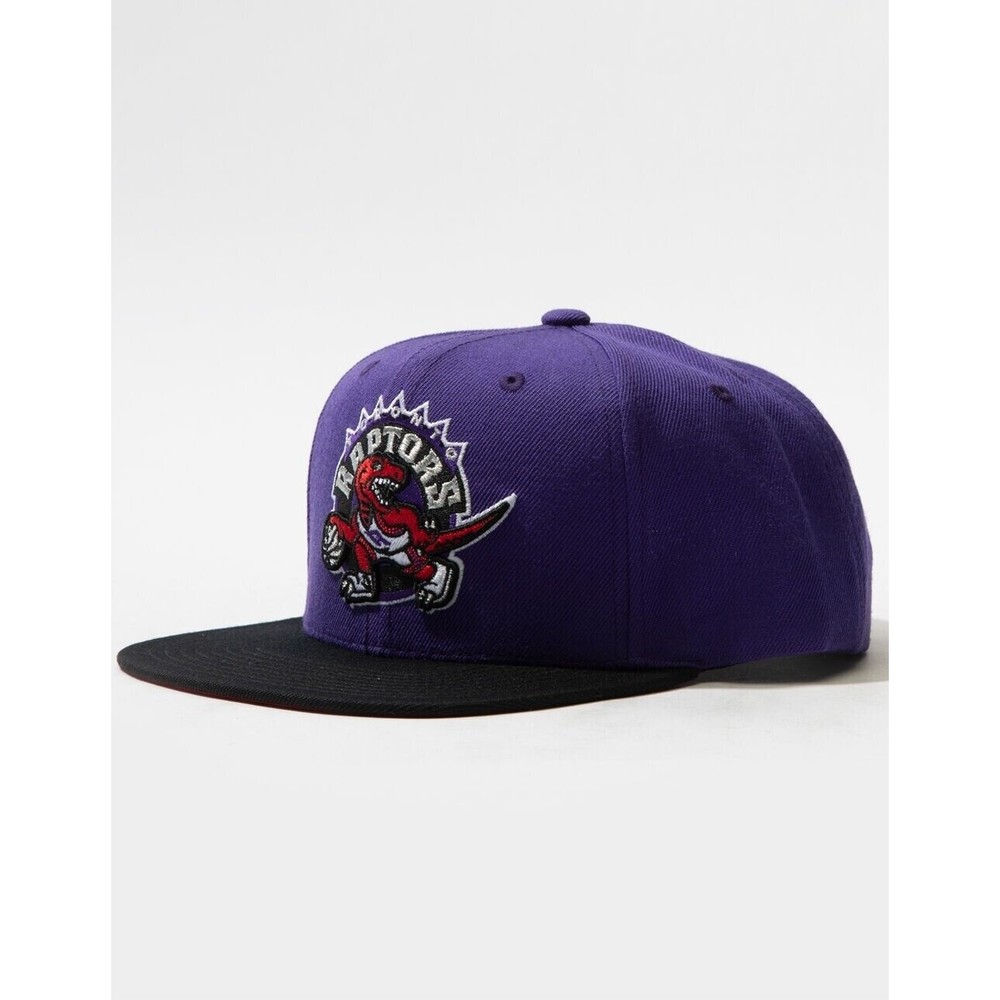 Mitchell Ness Toronto Raptors Snapback Hat Cap Purple Black NBA Basketball